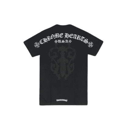 Black Chrome Hearts Shirt Shoe Logo