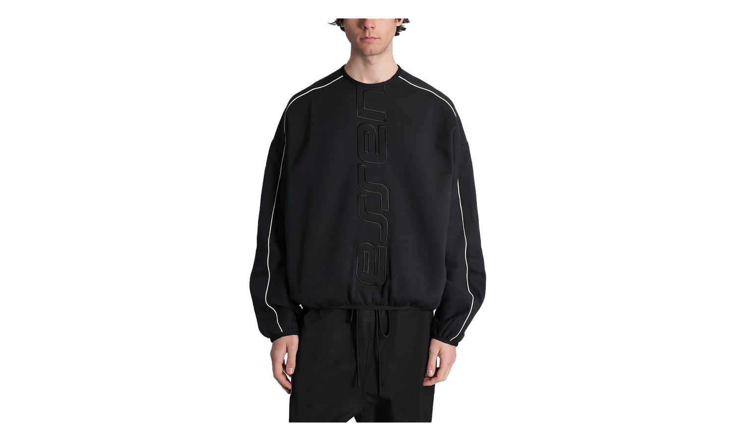 Active Trace Modern Crewneck Sweatshirt "Vintage Black" 192SP264071F