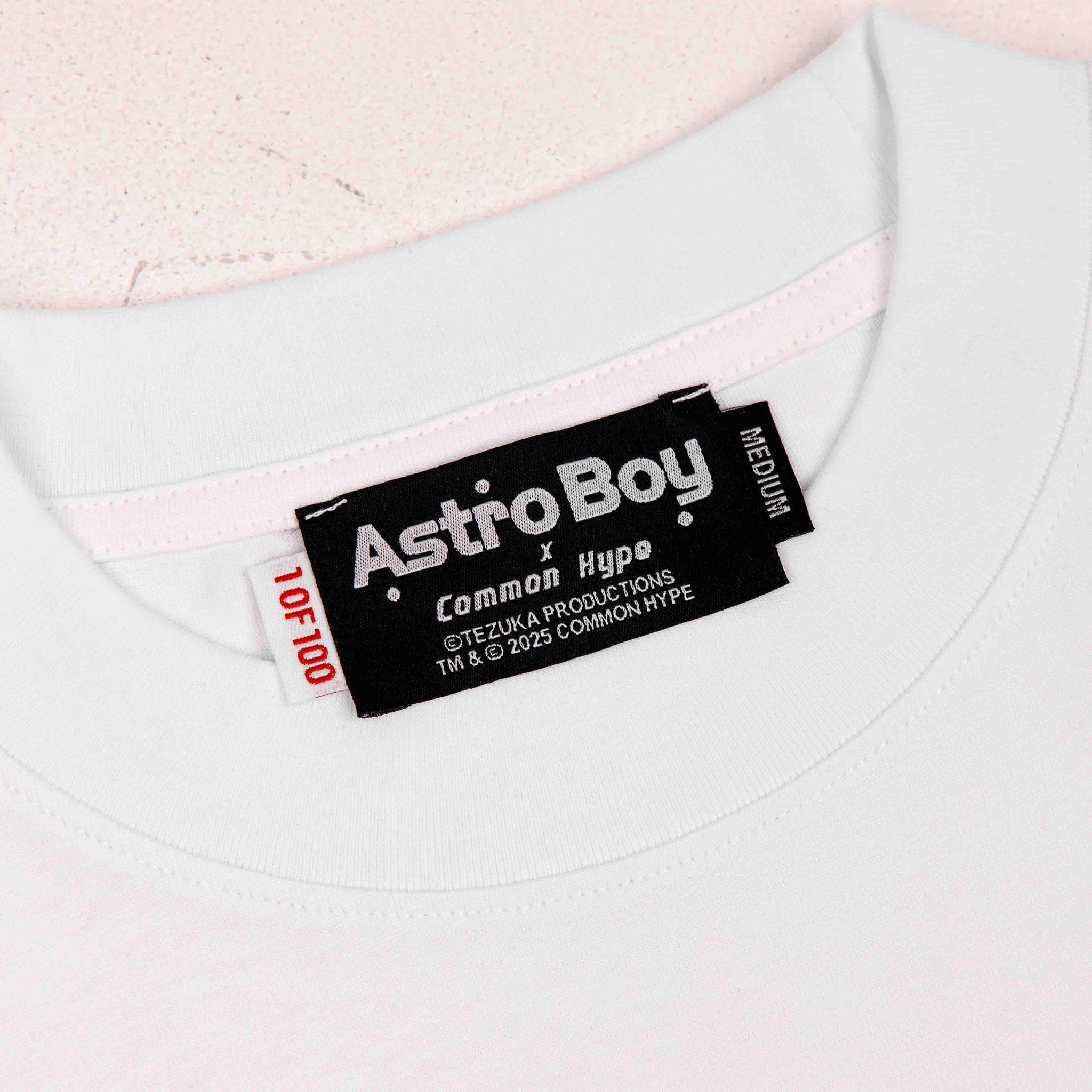 Common Hype x Astroboy Iron Arm Atom Tee White