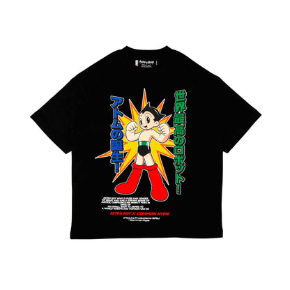 Common Hype x Astroboy Iron Arm Atom Tee Black