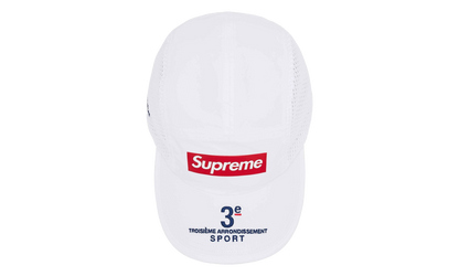 Mesh Side Panel Camp Cap "SS25 - White" SU25731