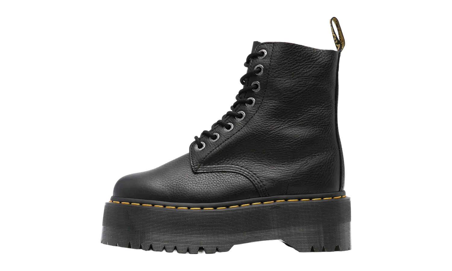 1460 Pascal Max Leather Platform Boots "Black — Pisa" 26925001