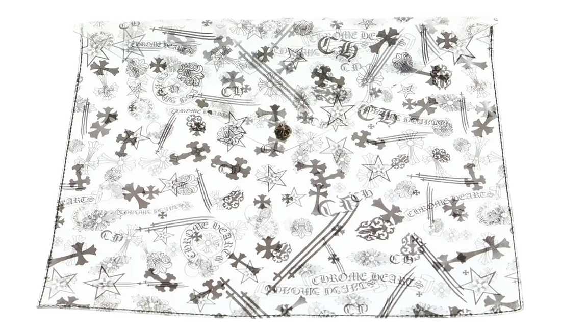Vinyl Pouch with CH Print "Clear" CHRM0864