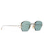 Jacques Marie Mage Oatman Silver Gold Green Sunglasses