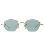Jacques Marie Mage Oatman Silver Gold Green Sunglasses