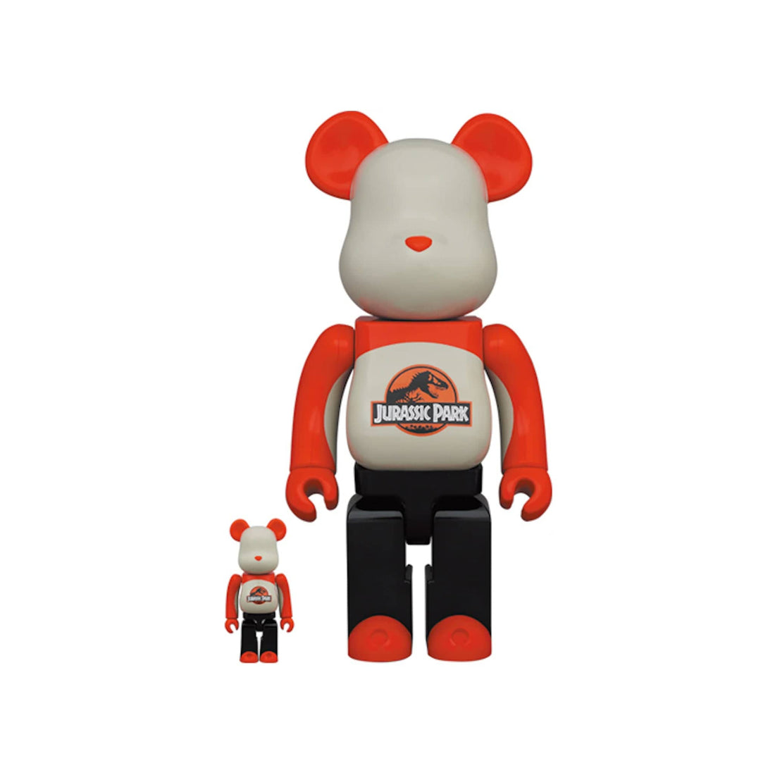 Bearbrick Jurassic Park 100% &amp; 400% Set
