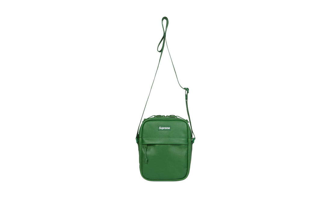 Leather Shoulder Bag "FW24 - Green" SU26083