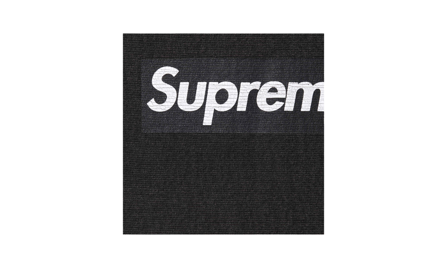 Washed Box Logo Crewneck "SS25 - Black" SU25156
