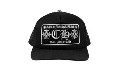 St. Barth Exclusive CH Patch Trucker Hat "Black / White" CHRM1211