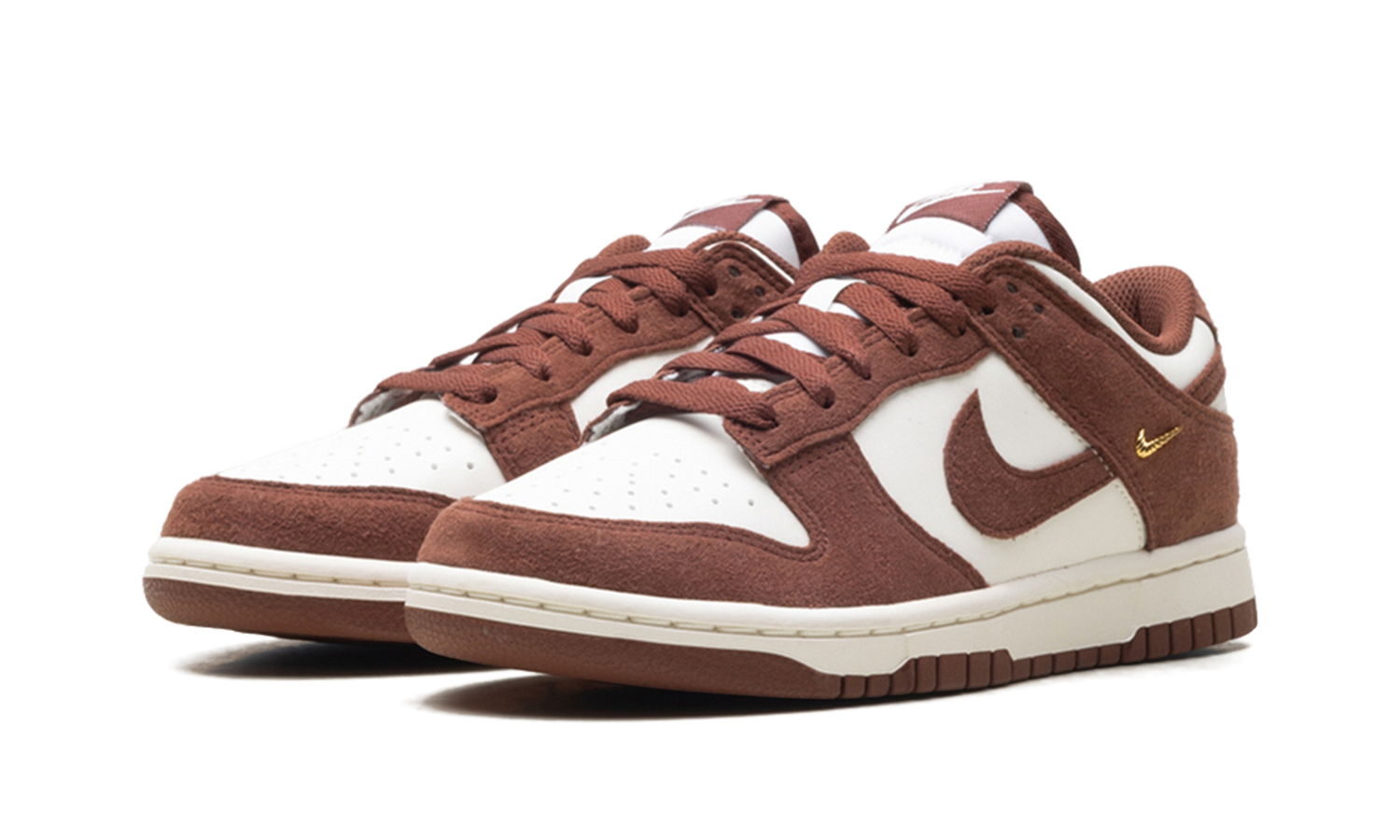 Dunk Low WMNS "Red Sepia Gold Mini Swoosh" IB4417 104