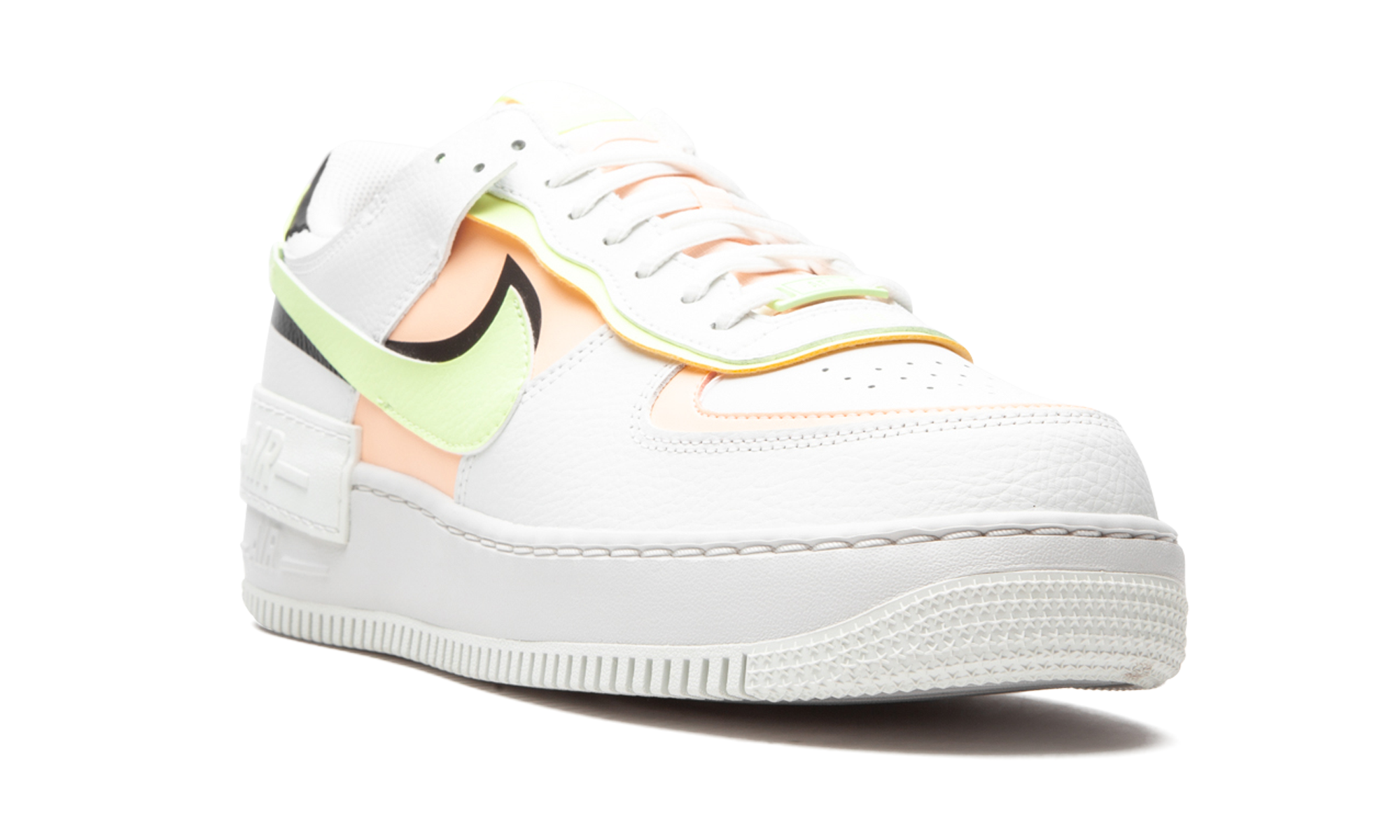AIR FORCE 1 SHADO MNS WMNS "White / Barely Volt / Crimson Tint" CI0919 107