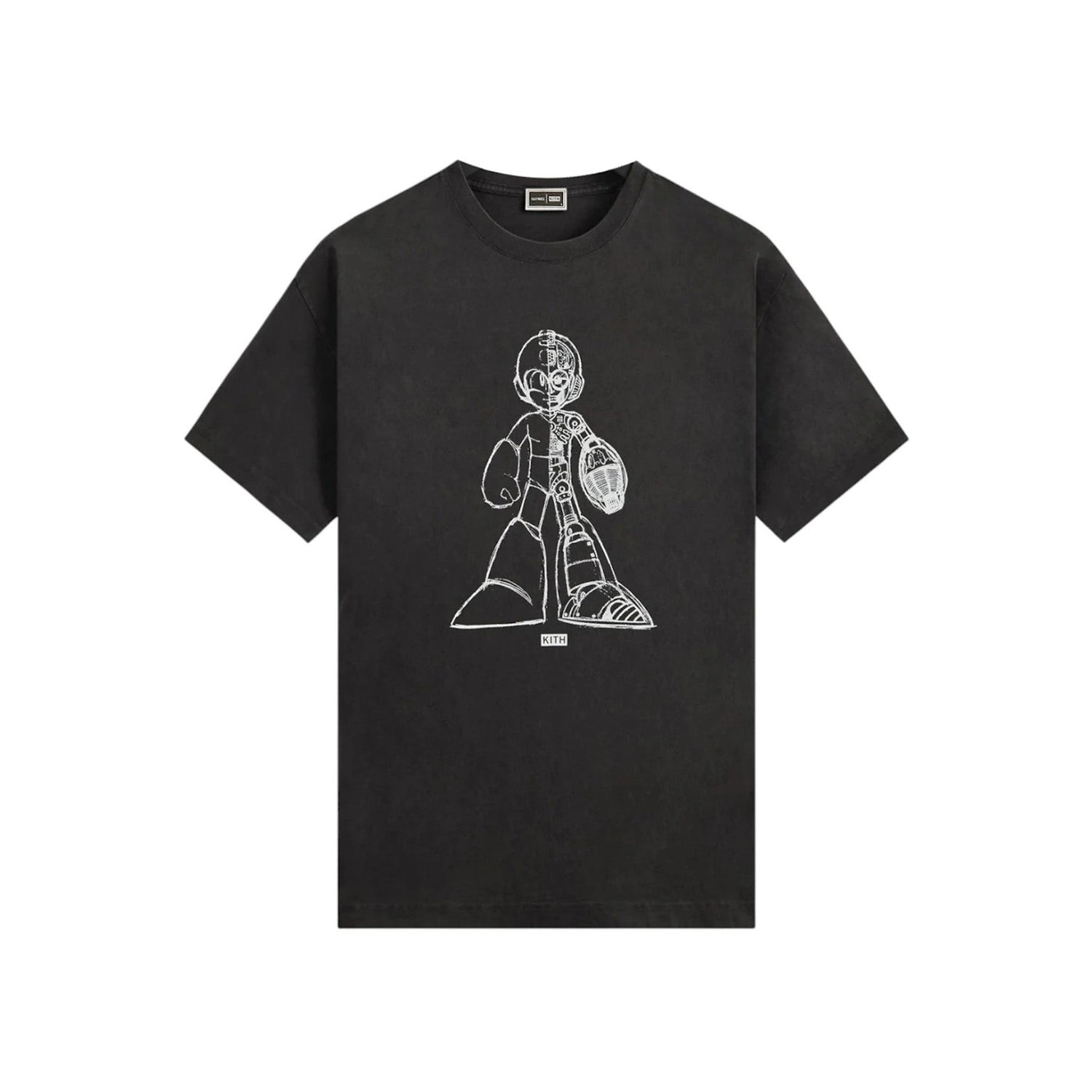 Kith x Capcom Mega Man Sketch Vintage Tee Black