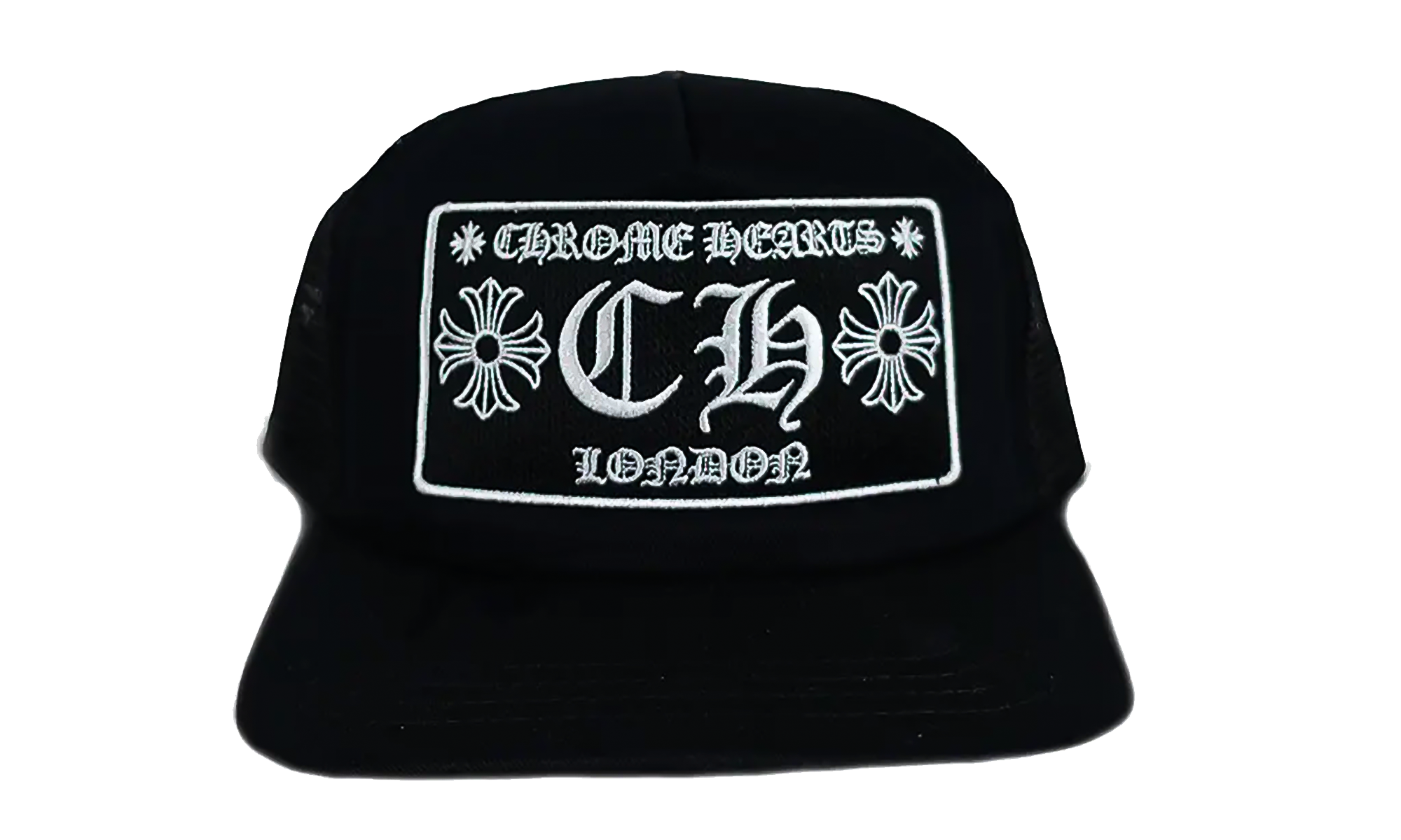 TRUCKER HAT "LONDON - Black/White" CHRM0939