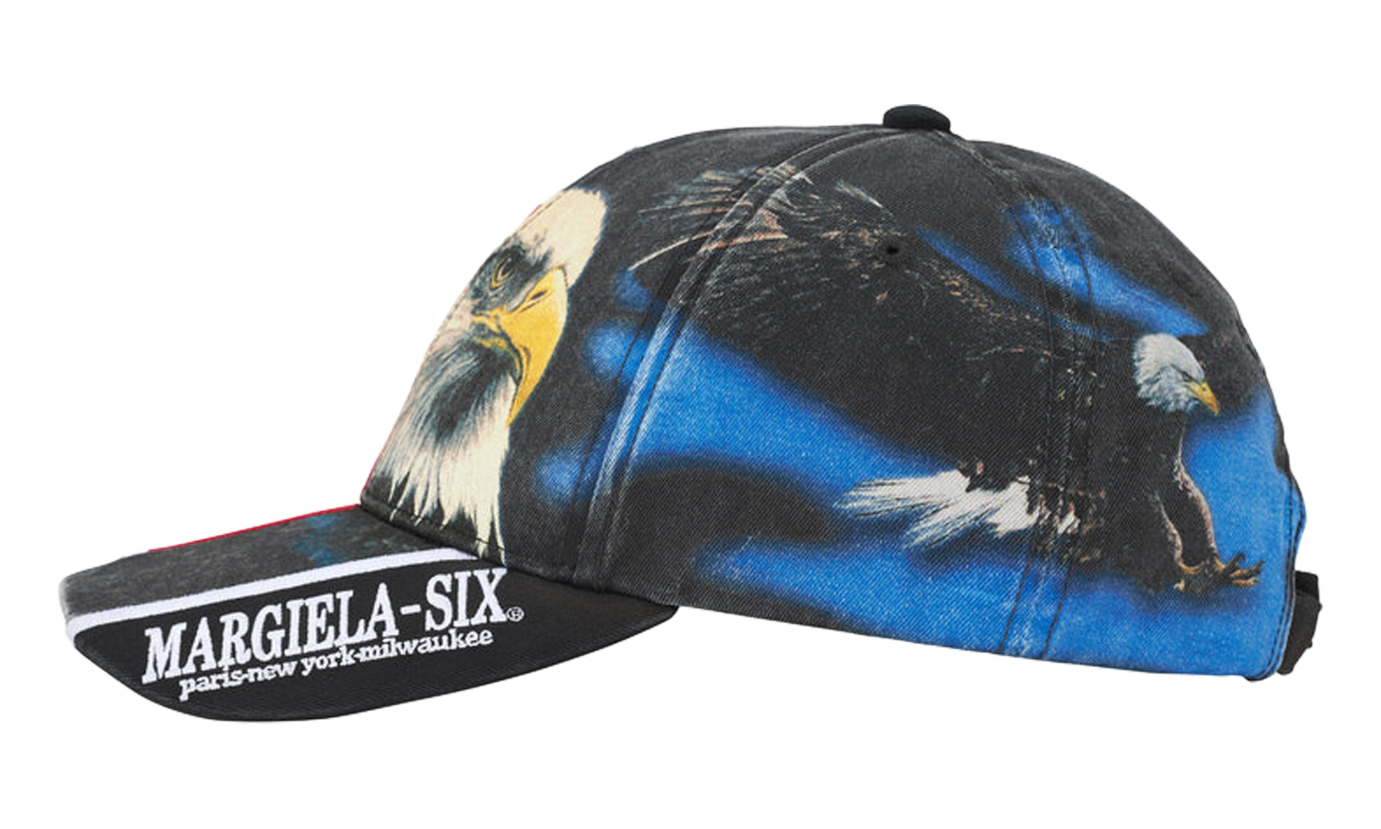 MM6 Maison Margiela Split 6-Panel "SS26 - Black" SU27186