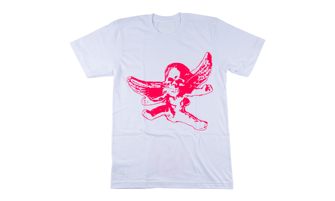 SS26 Pink Foti Tee "White" CHRM0781