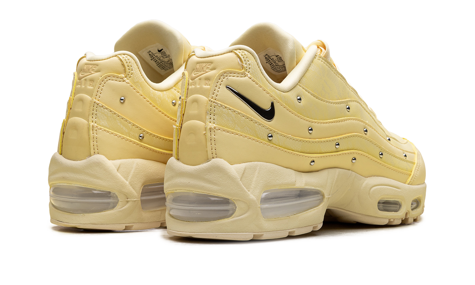 Air Max 95 WMNS "Soft Yellow Silver Studded" IQ3444 722