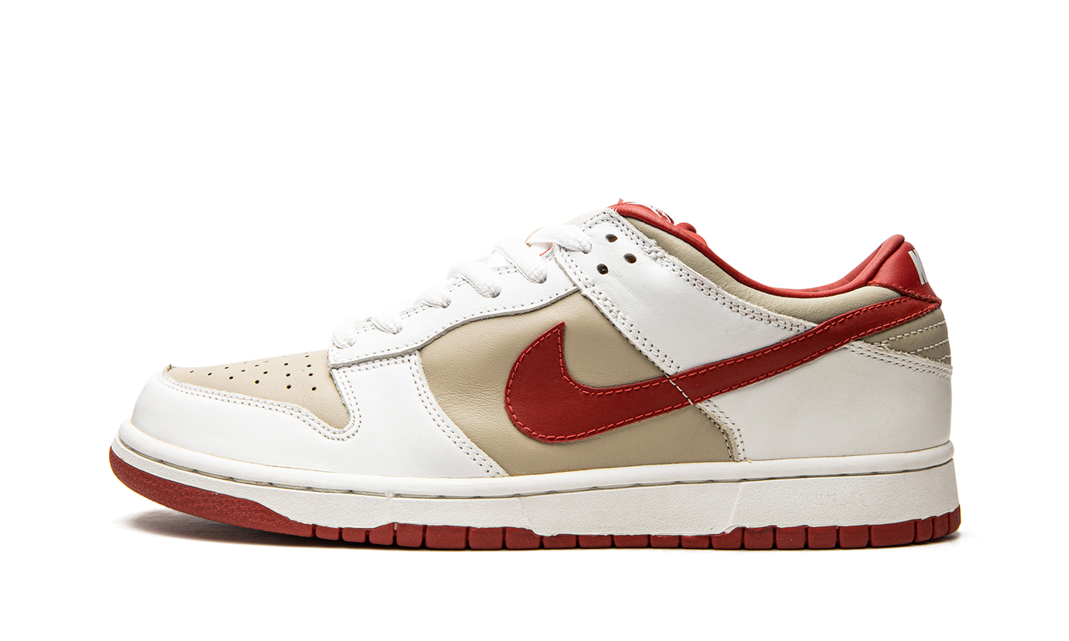 DUNK LO PRO MNS WMNS "Light Stone Varsity Red" 302517 161