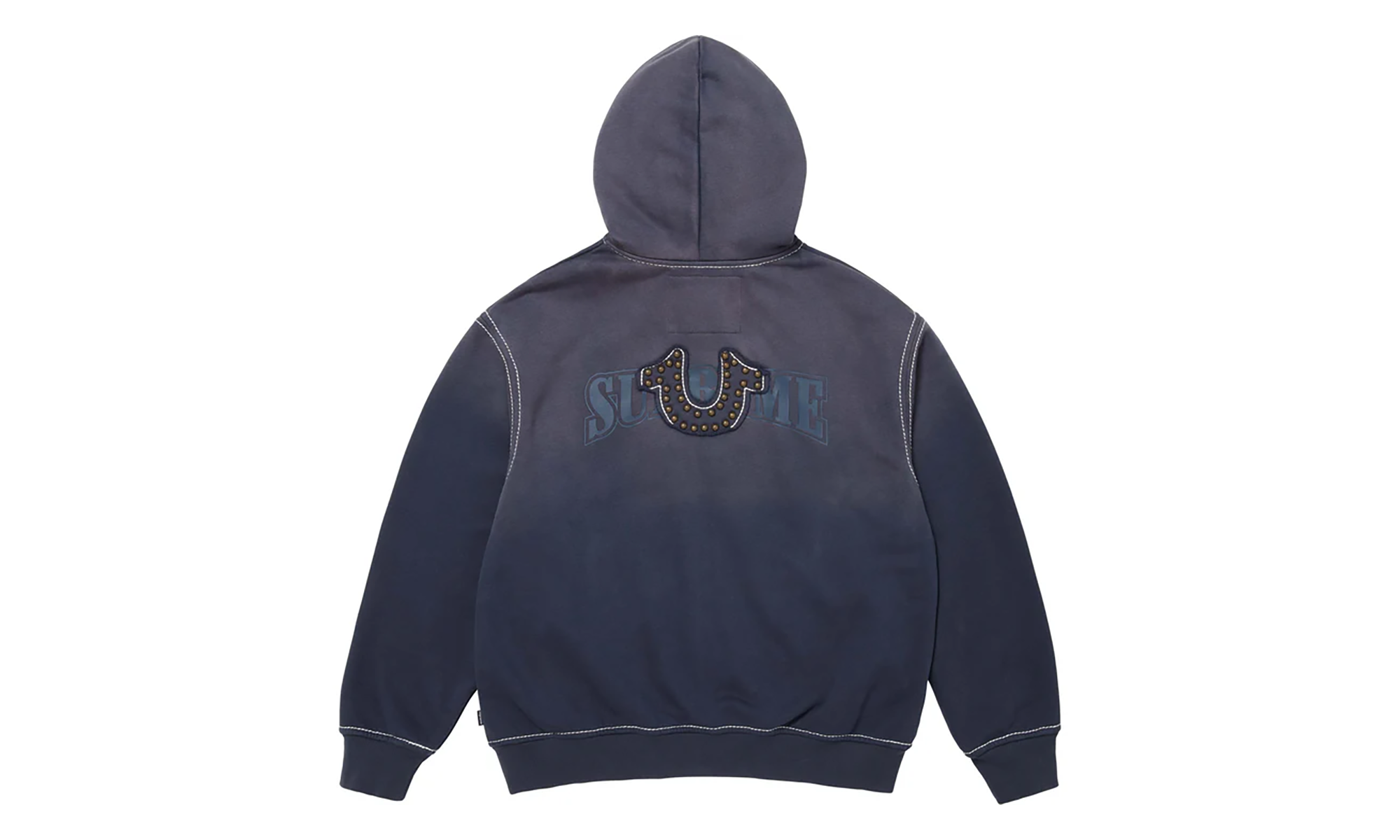 True Religion® Zip Up Hooded Sweatshirt "FW25 - Navy" SU26477