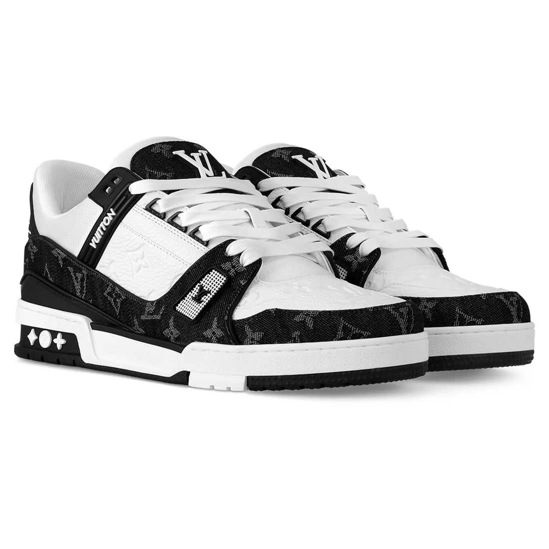 Louis Vuitton LV  Trainer Monogram Black Denim Sneaker
