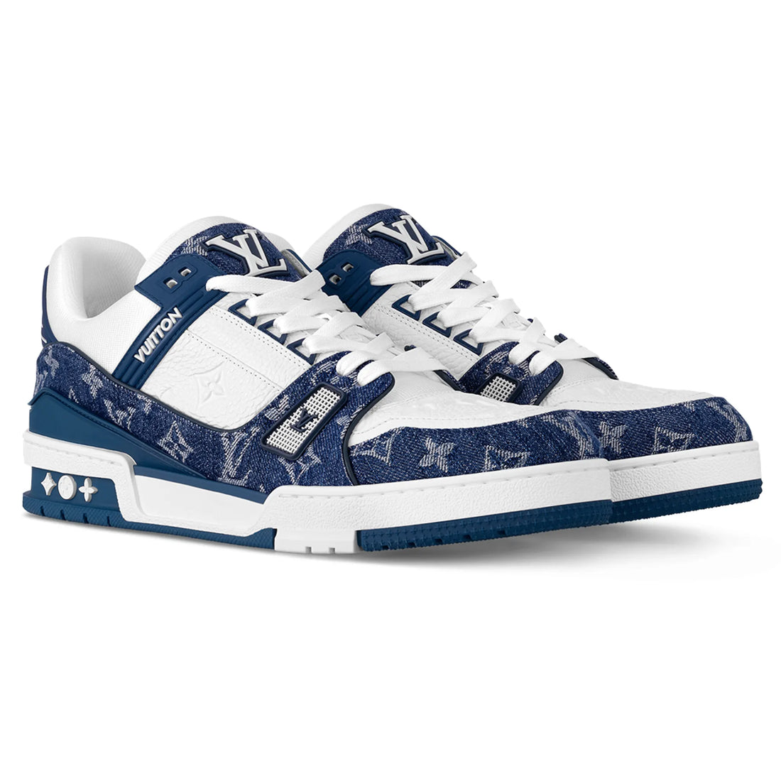 Louis Vuitton LV Trainer Monogram Blue Denim Sneaker