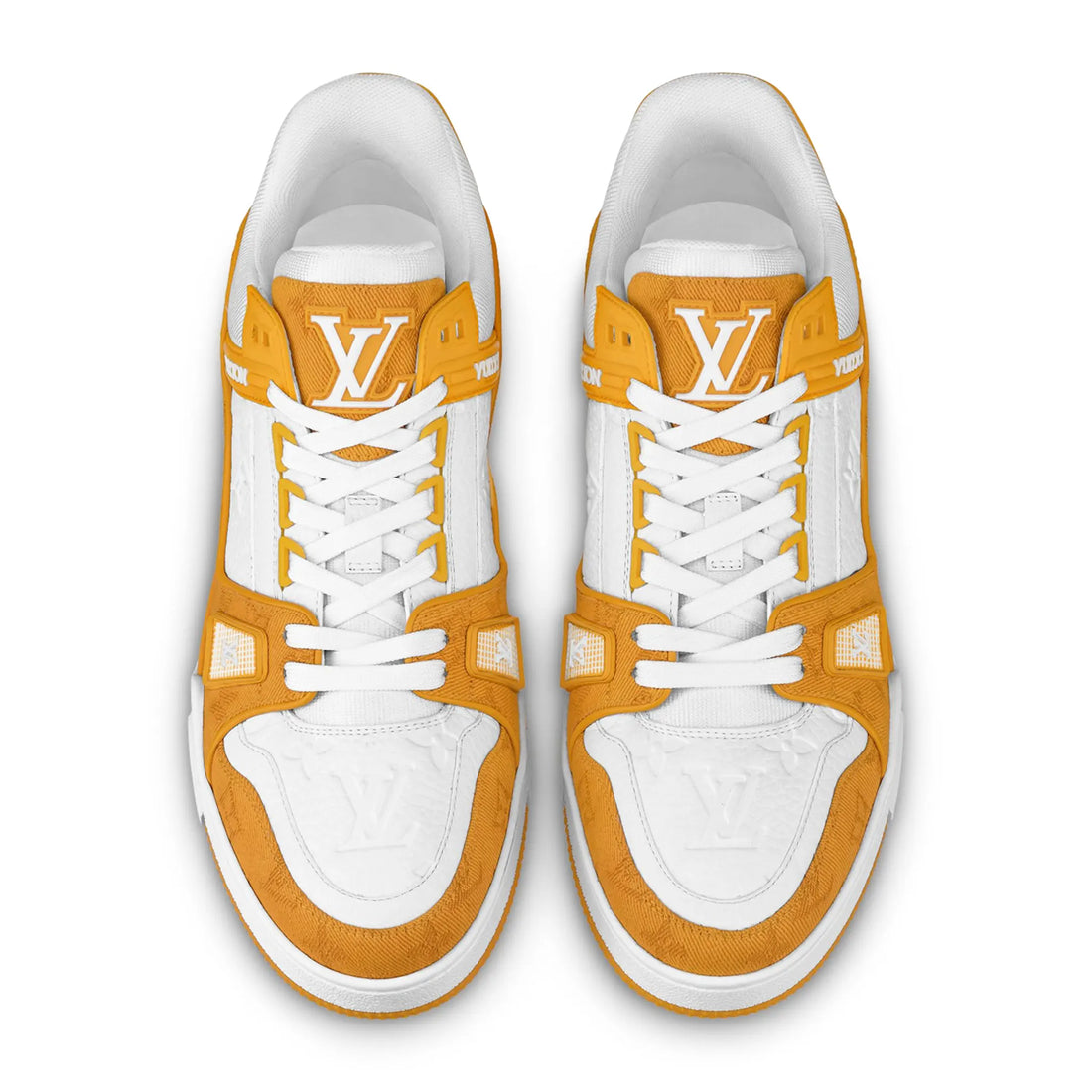 Louis Vuitton LV  Trainer Monogram Yellow Denim Sneaker
