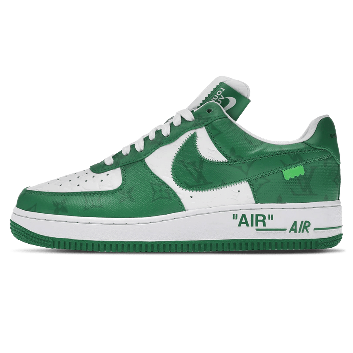 Louis Vuitton Nike Air Force 1 Low By Virgil Abloh White Green Main image