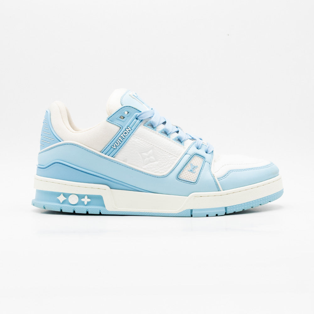 Louis Vuitton Trainer Low White Sky Blue