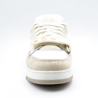 Louis Vuitton Trainer Velcro Beige White