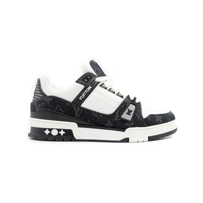Louis Vuitton Trainer White Black White