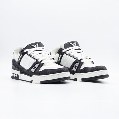 Louis Vuitton Trainer White Black White