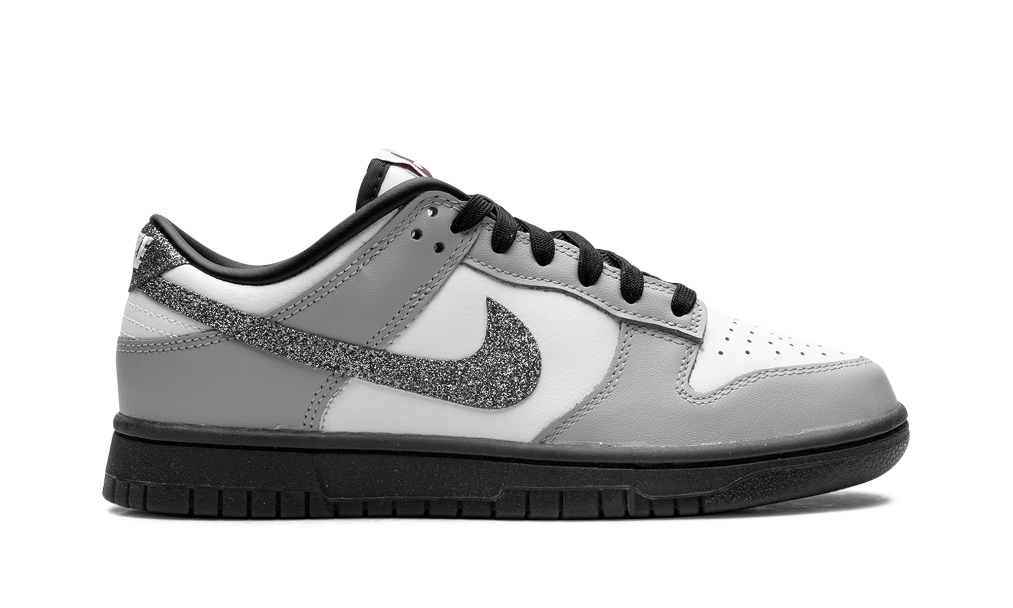 Dunk Low LX WMNS "Glitter Swoosh White Light Smoke Grey" HQ3462 191