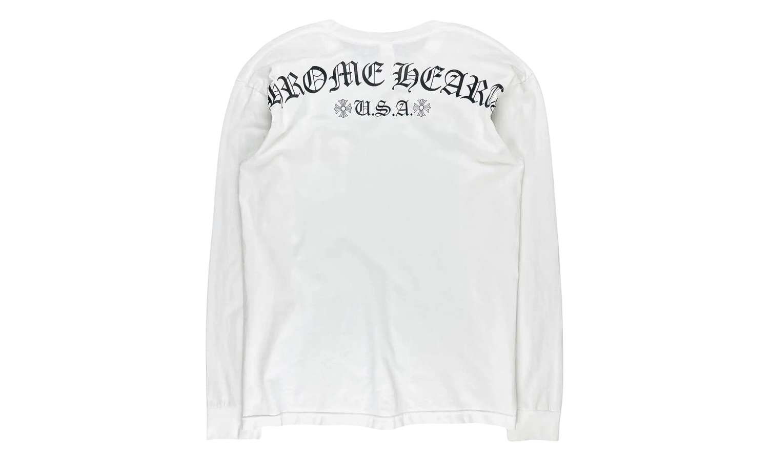 U.S.A Shoulder Logo Long Sleeve Shirt "White" CHRM1608