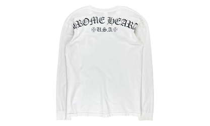 U.S.A Shoulder Logo Long Sleeve Shirt "White" CHRM1608
