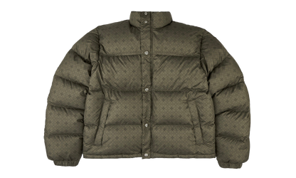 Cross Monogram Print Down Puffer Jacket "Olive Green" CHRM1210