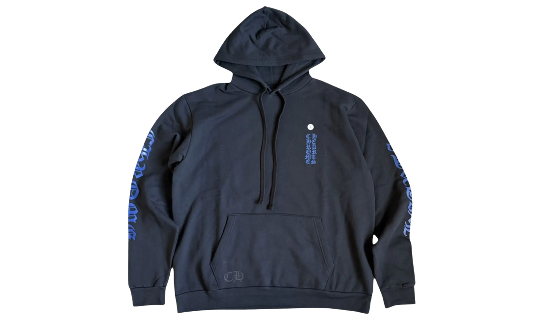 Vertical Logo Hoodie "Black/Blue" CHRM0506