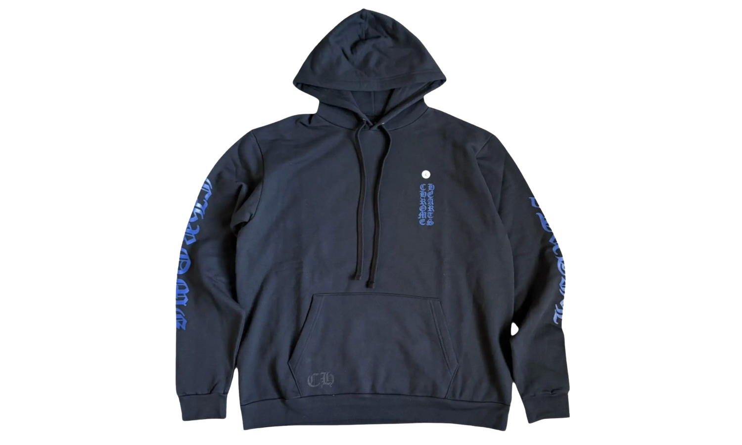 Vertical Logo Hoodie "Black/Blue" CHRM0506
