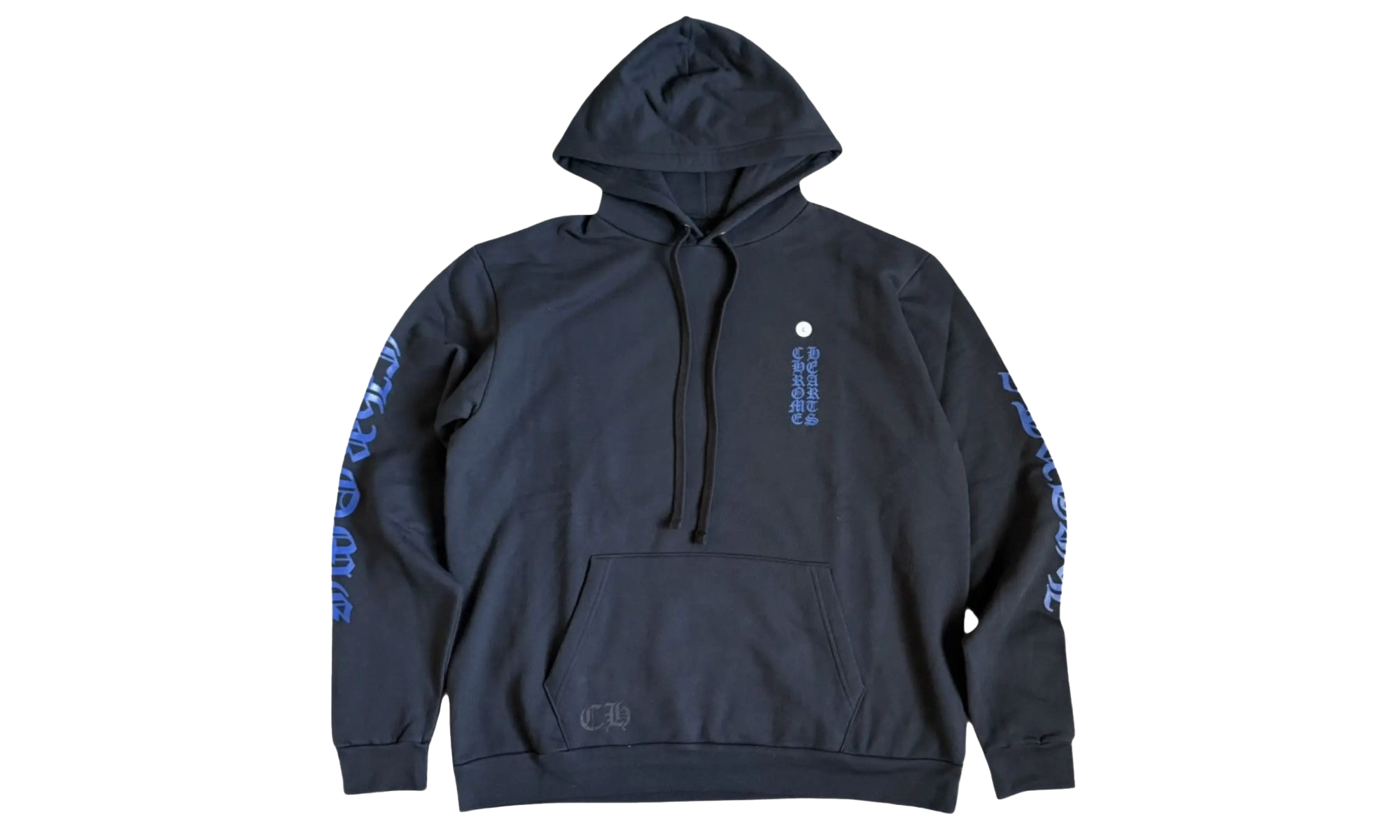 Vertical Logo Hoodie "Black/Blue" CHRM0506