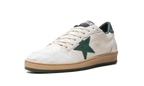 BALLSTAR NAPPA UPPER MATT LEATHER STAR CRACK TOE “WHITE GREEN”