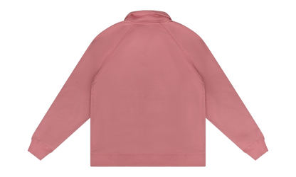 1619 Quarter Zip Sweater "Pink" DT746