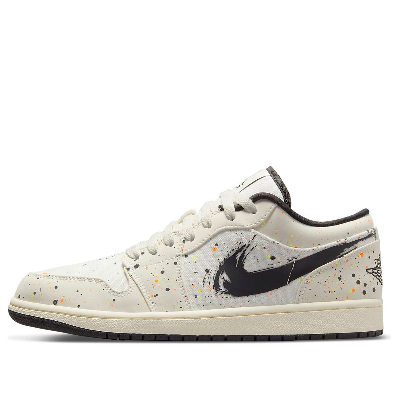 Air Jordan 1 Low ‘Brushstroke Swoosh – Paint Splatter’