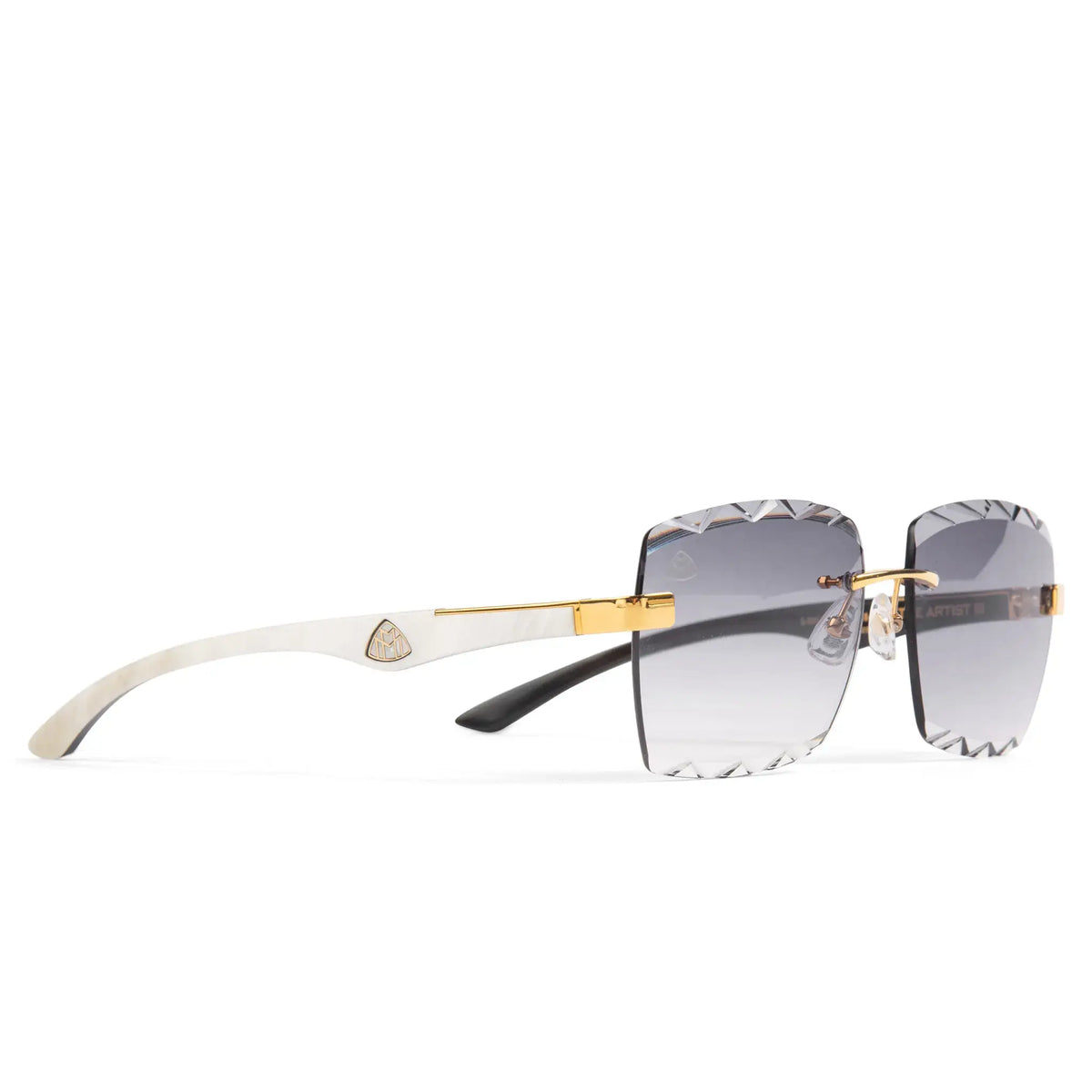 Maybach Eyewear The Artist III G-HAS-Z25 Custom Gold Grey Fade Diamond Cut Sunglasses Main image