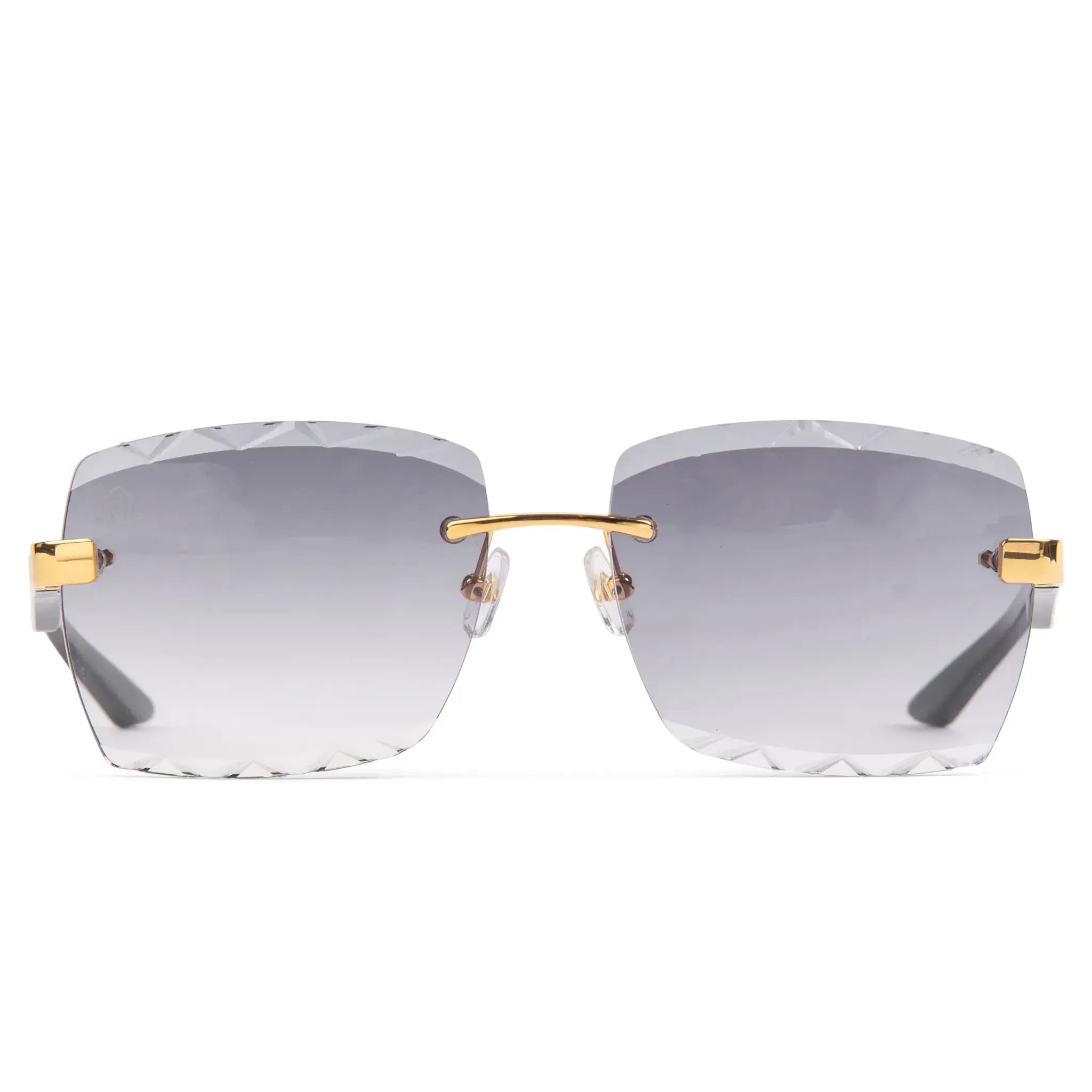 Maybach Eyewear The Artist III G-HAS-Z25 Custom Gold Grey Fade Diamond Cut Sunglasses Secondary image