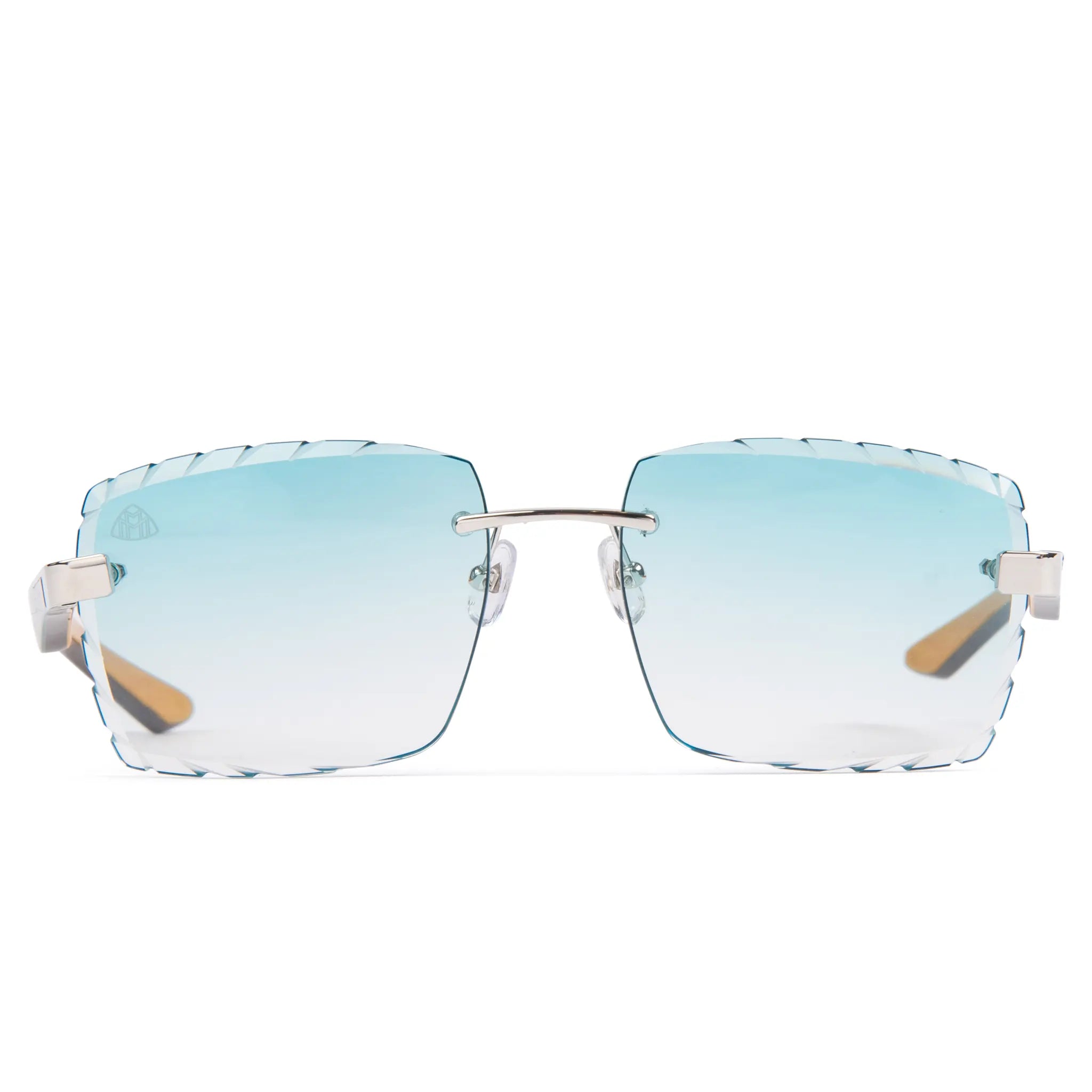 Maybach Eyewear The Artist III P-WCW-Z25 Custom Tiffany Blue Diamond Cut Sunglasses Secondary image