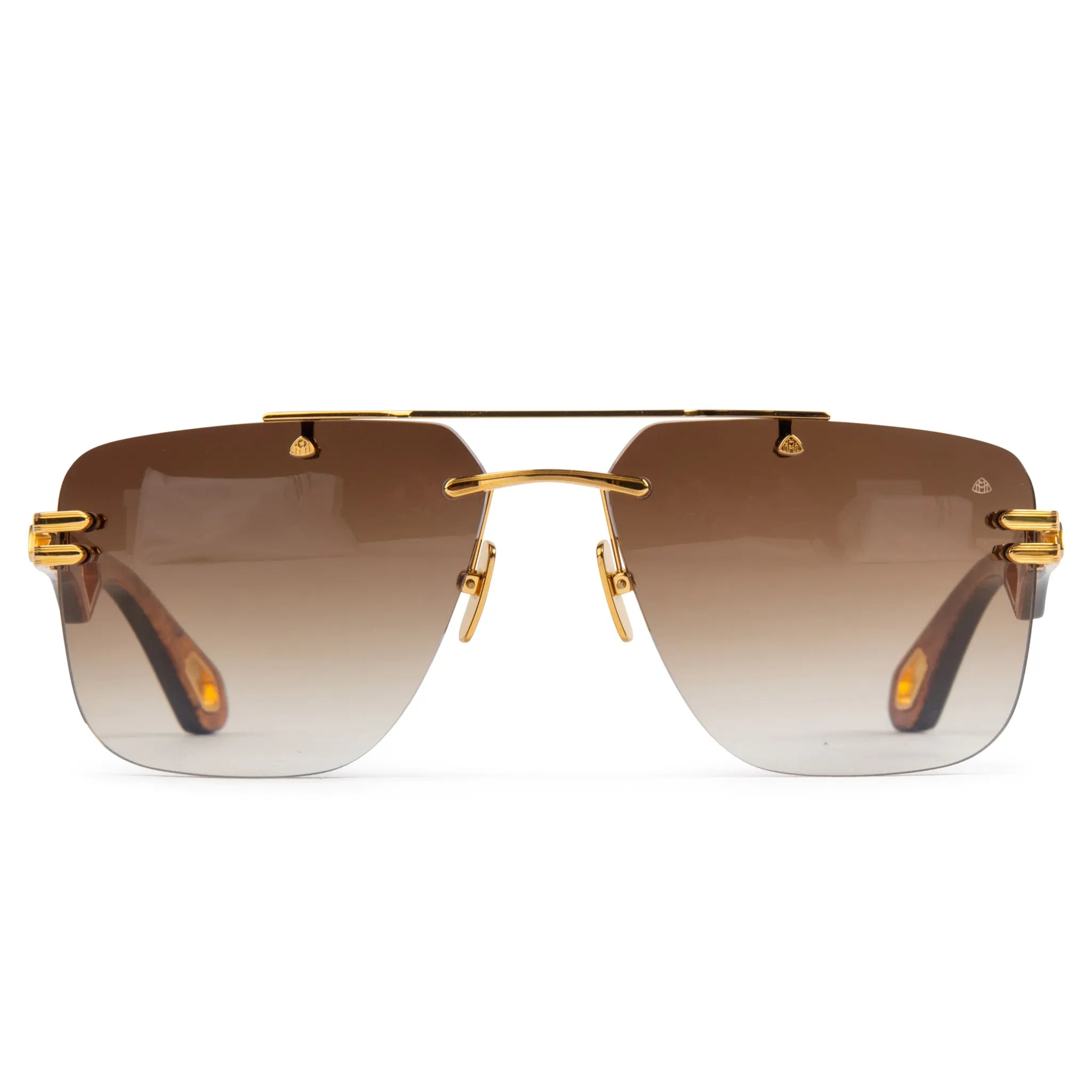 Maybach Eyewear The President I G-WCZ-M09 Gold Light Bronze Gradient Sunglasses Secondary image