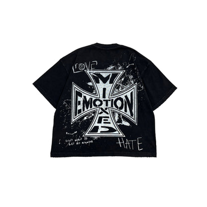 Mixed Emotions Black Chaos Tee