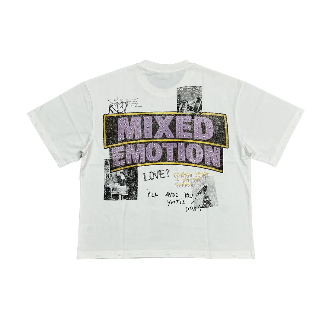 Mixed Emotions Lost Identity Tee White