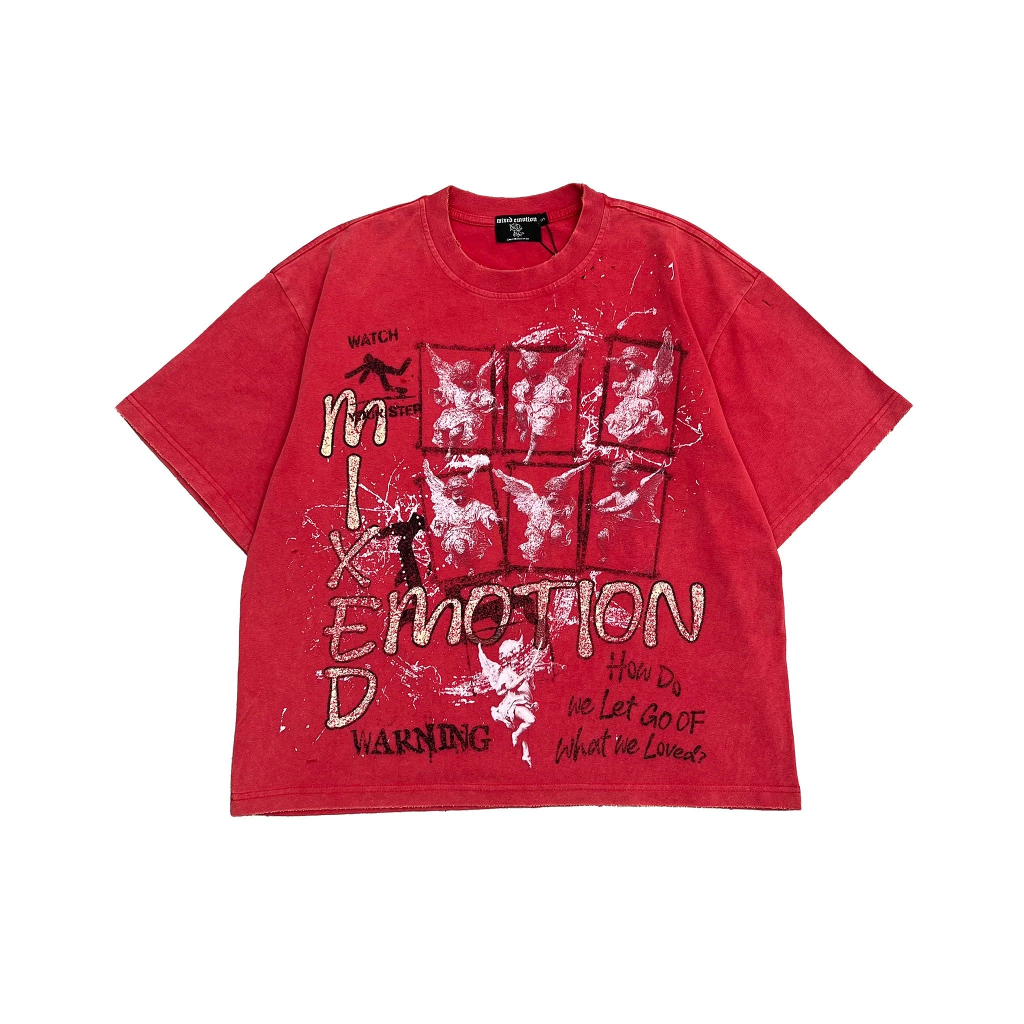 Mixed Emotions Red Crimson Tee