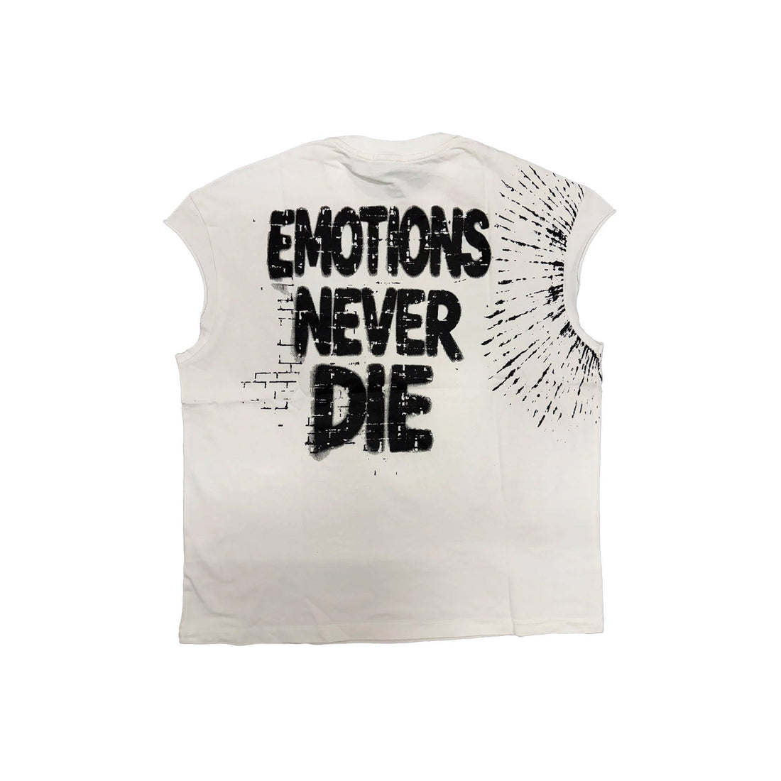 Mixed Emotions Starboy Sleeveless Tee White