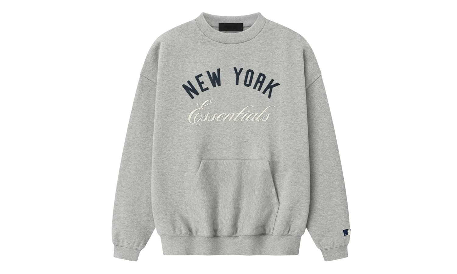 Essentials Yankees Sport Crewneck "Concrete Heather" 192ML254412F