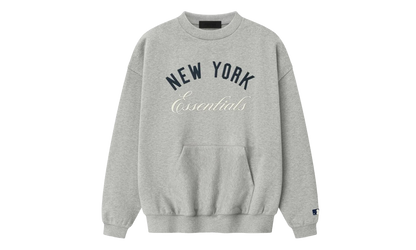 Essentials Yankees Sport Crewneck "Concrete Heather" 192ML254412F
